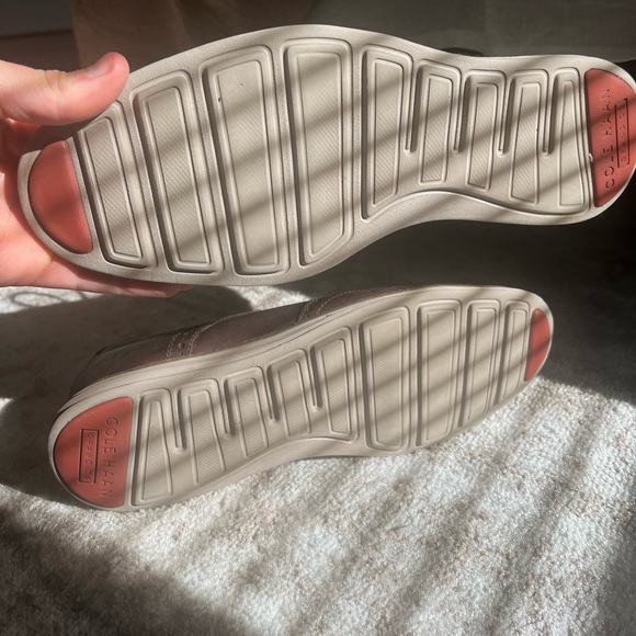 Cole Haan GRAND.OS Wingtip Dress shoes, Dark Brown - Picture 4 of 6